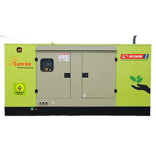 Silent Diesel Generator - Color: Green