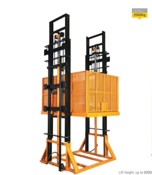 Freight Lift Without Enclosure