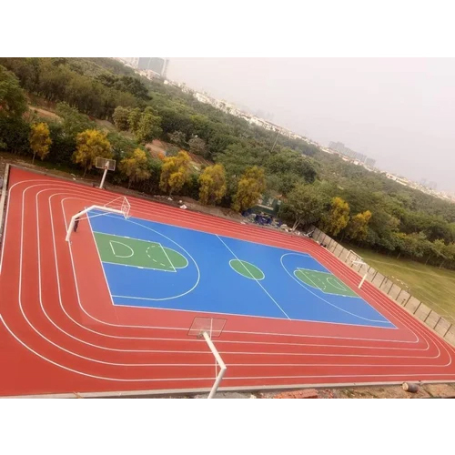 Synthetic Acrylic Multipurpose Court Flooring Service