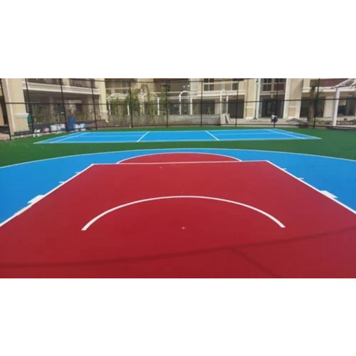 Synthetic Acrylic Basketball Court Flooring Service