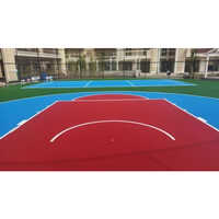 Synthetic Acrylic Basketball Court Flooring Service