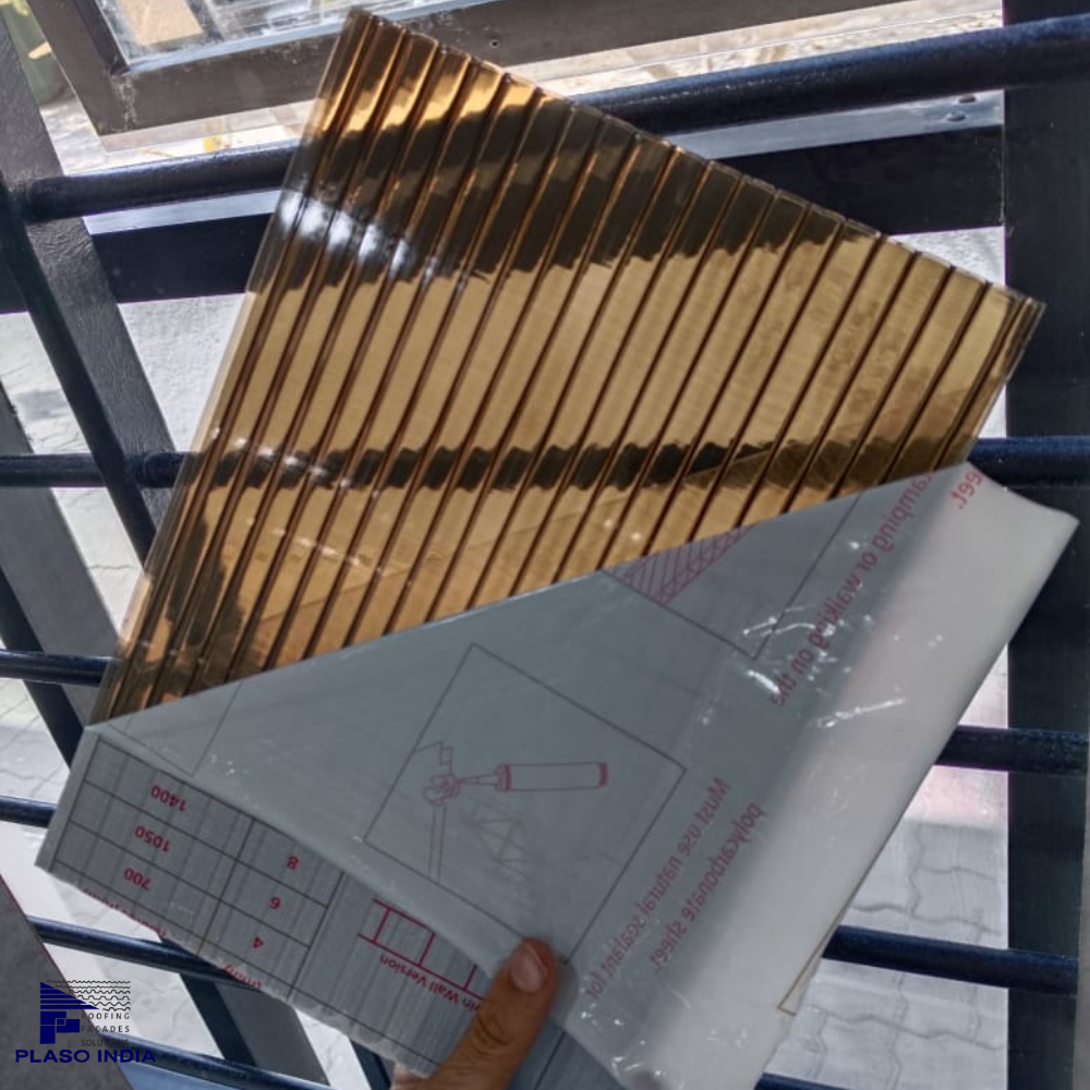 Twin wall polycarbonate sheet