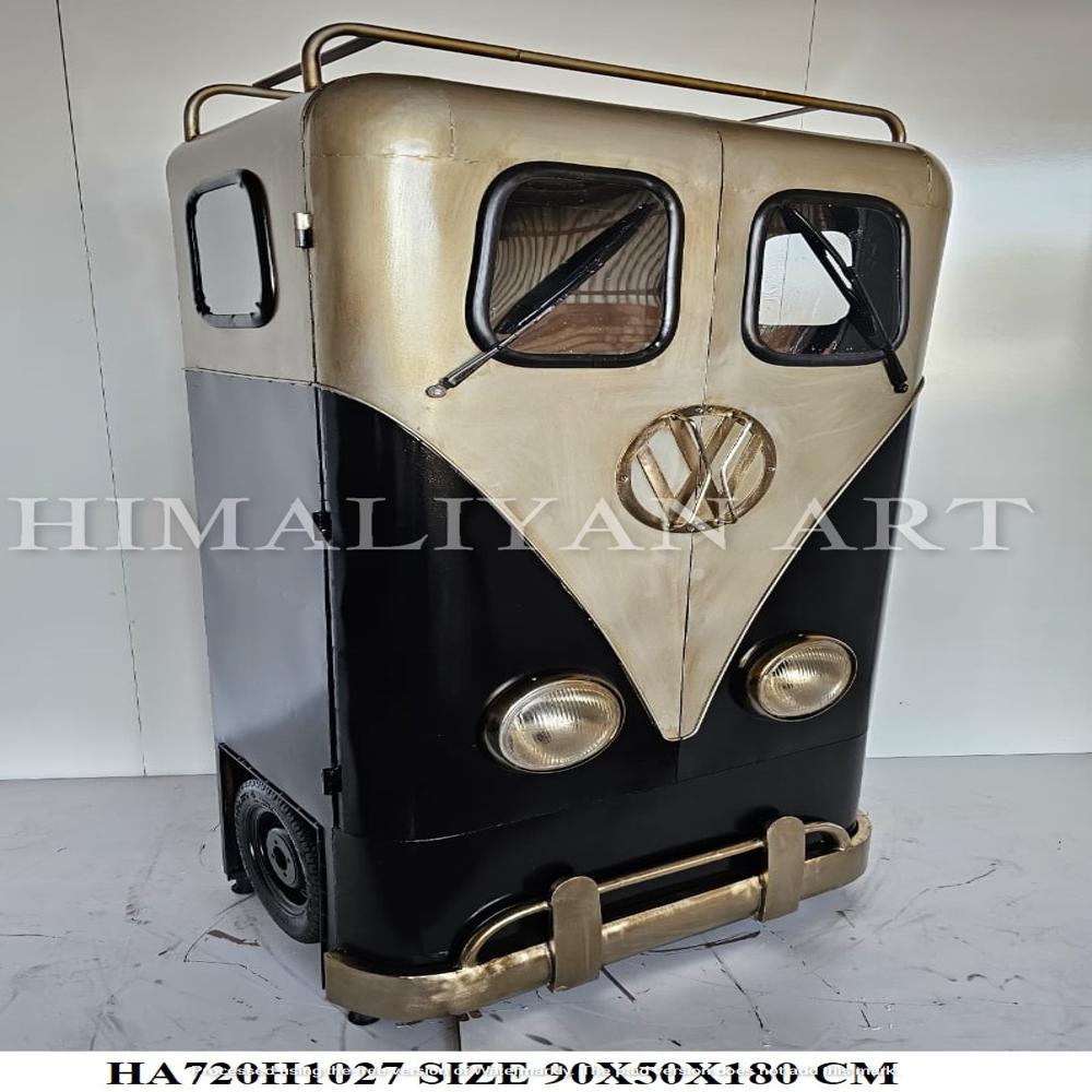Antique Automobile Iron Cabinet - Artwork: Crafted
