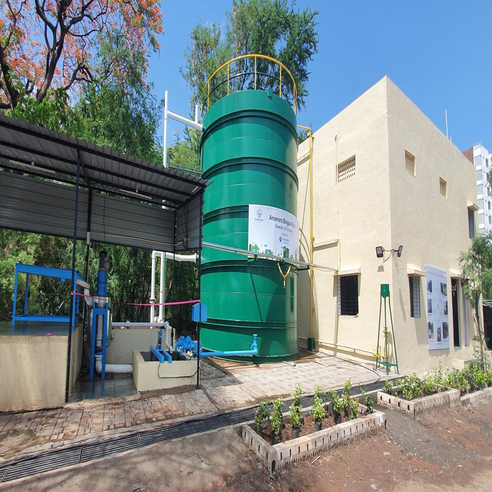Industrial Biogas Plants Feed Capacity 1000 Kg to 10000 Kg