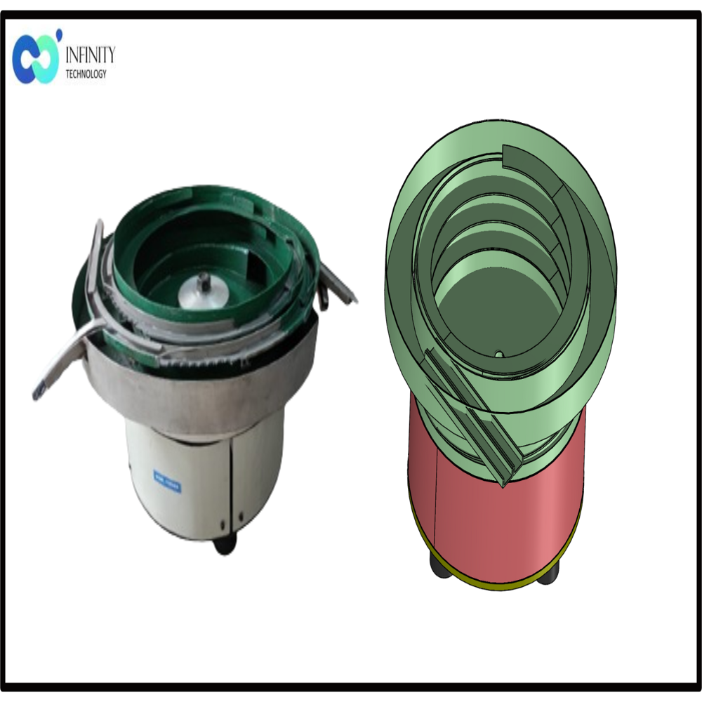 Bowl Feeder - Color: Sliver Green