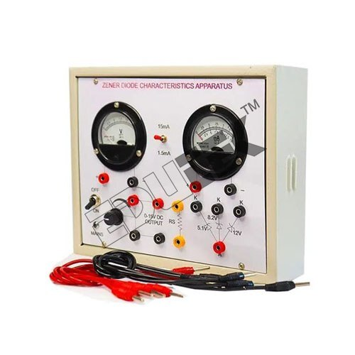 ZENER DIODE V-I CHARACTERISTICS APPARATUS WITH BAKELITE PANEL & ROUND METERS (FORWARD & REVERSE)