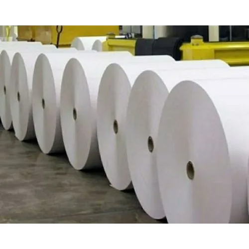 Plain White Glassy Paper Jumbo Rolls - Color: Various Available