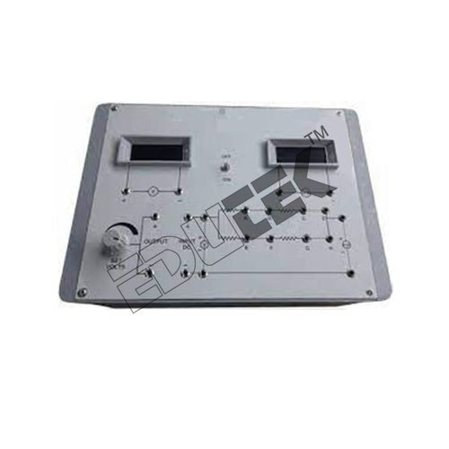 PN / ZENER DIODE / LED CHARACTERISTICS APPARATUS WITH ALUMINUM PANEL & DIGITAL PANEL