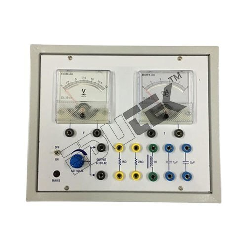 LCR IMPEDANCE APPARATUS WITH ALUMINUM PANEL & SQUARE METERS