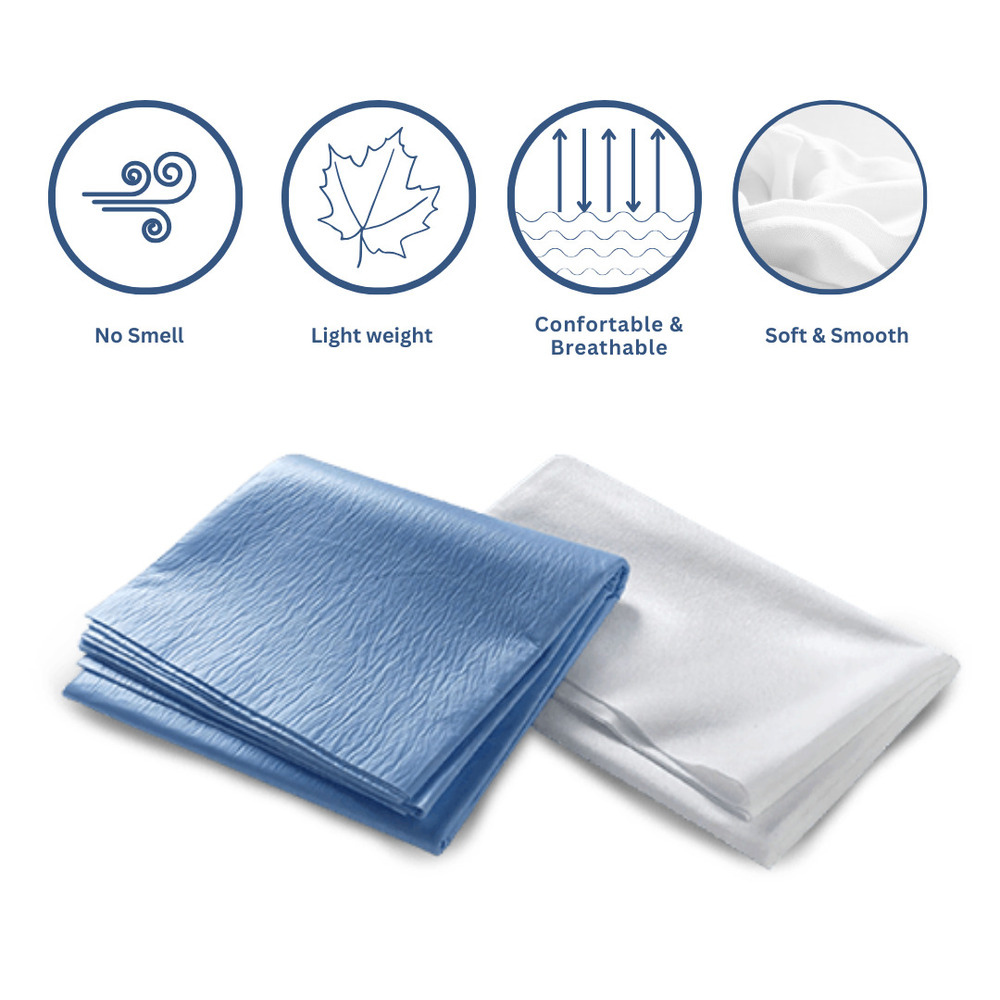 Disposable Bedsheet - Color: White
