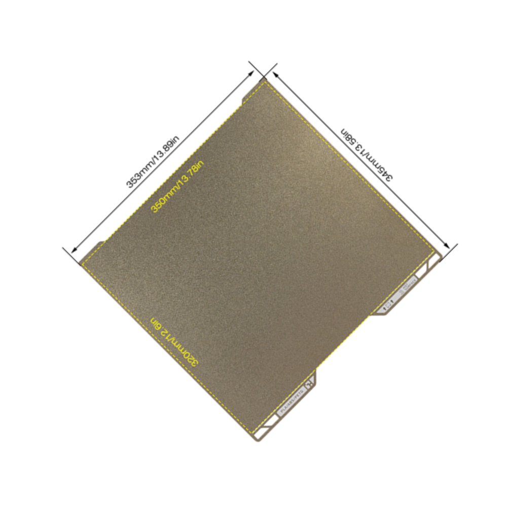 Bambu Lab H2D PEI Sheet 355 346  Double Sided Adhesion Sticker for 3D Print