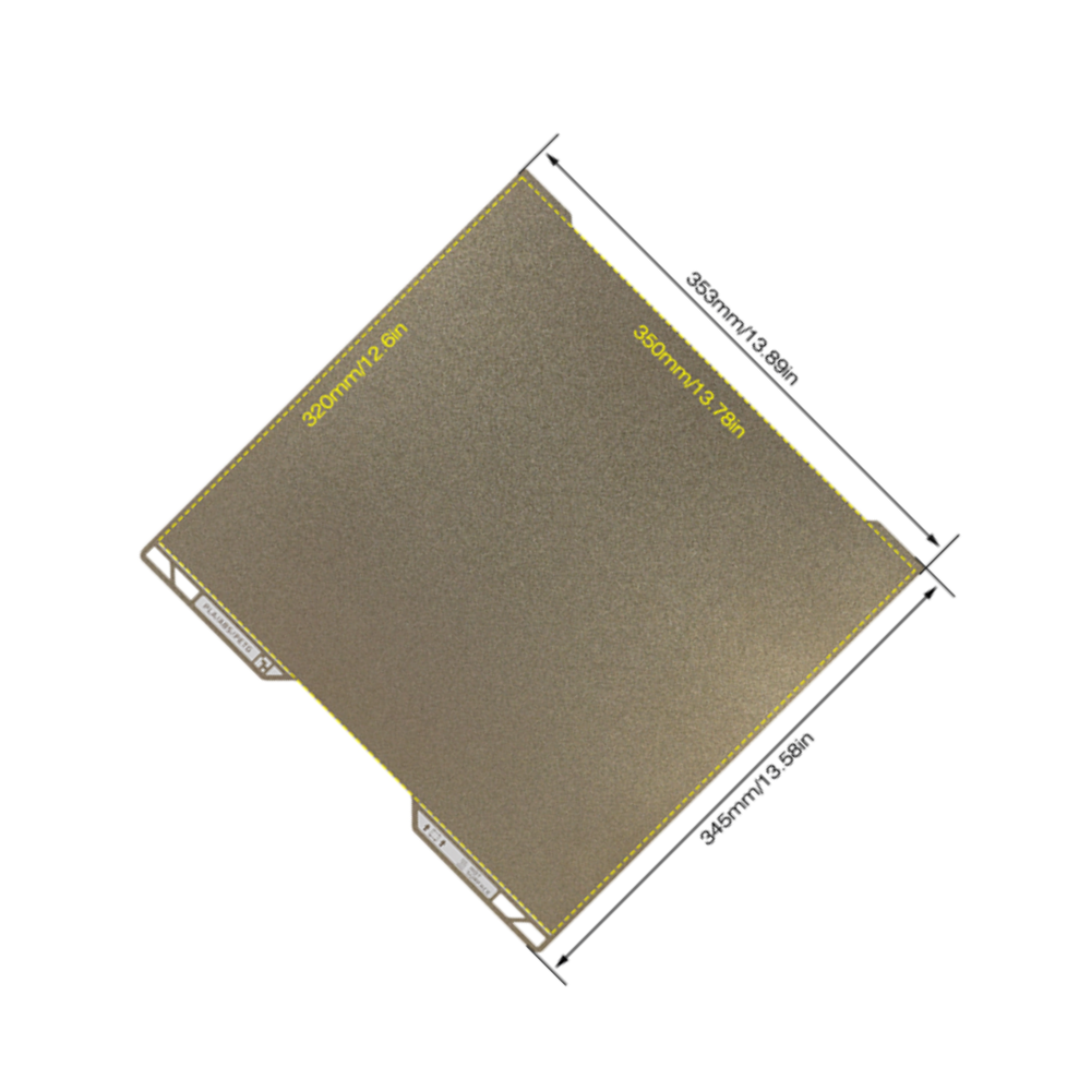 Bambu Lab H2D PEI Sheet 355 346  Double Sided Adhesion Sticker for 3D Print