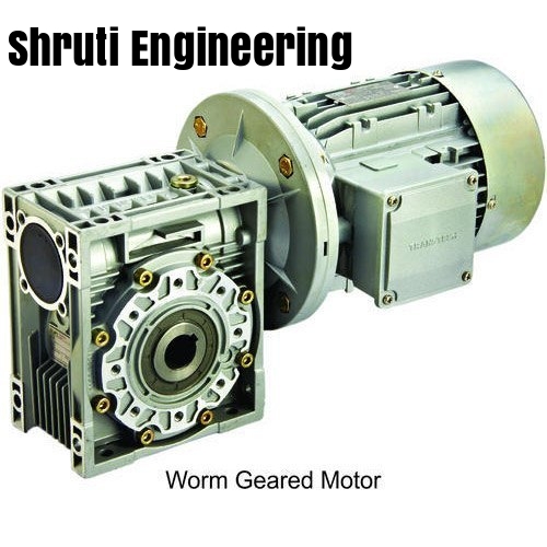 Three Phase 0.37 Kw Worm Gear Motor - Material: Ms