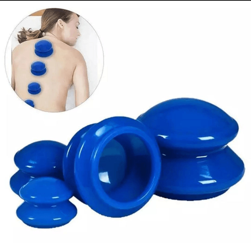 Moving Massage Cups (4Pc) Blue - Age Group: Women