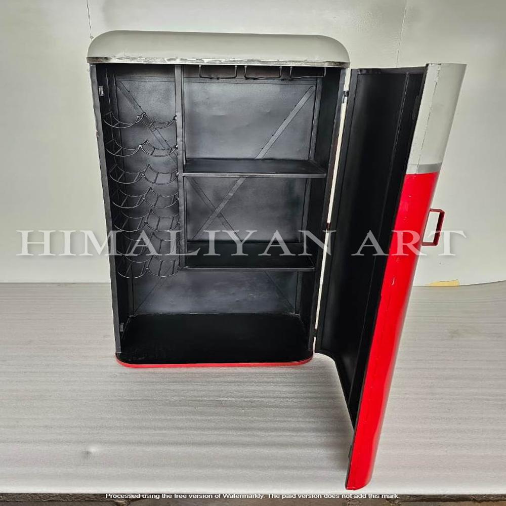 ANTIQUE COCA COLA OAINTED CABINET