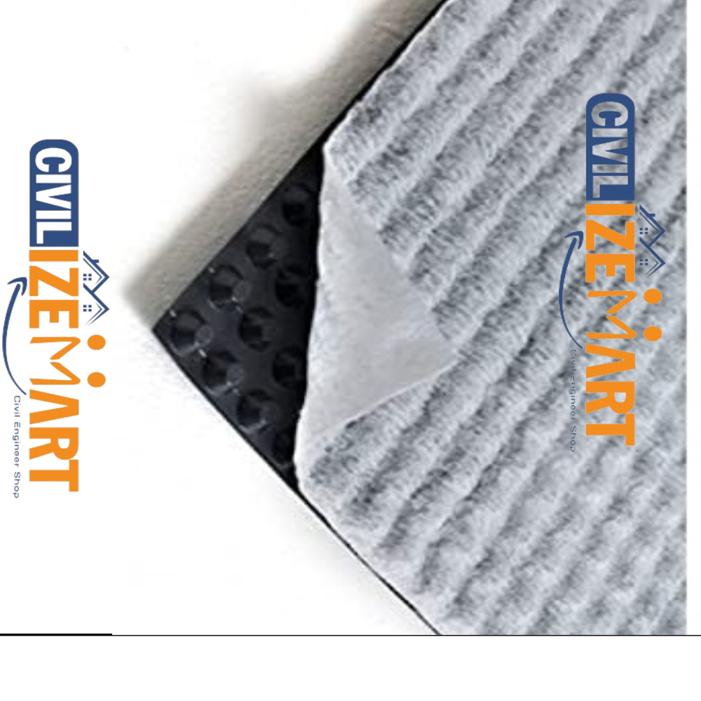 DIMPLE BOARD WITH GEOTEXTILES