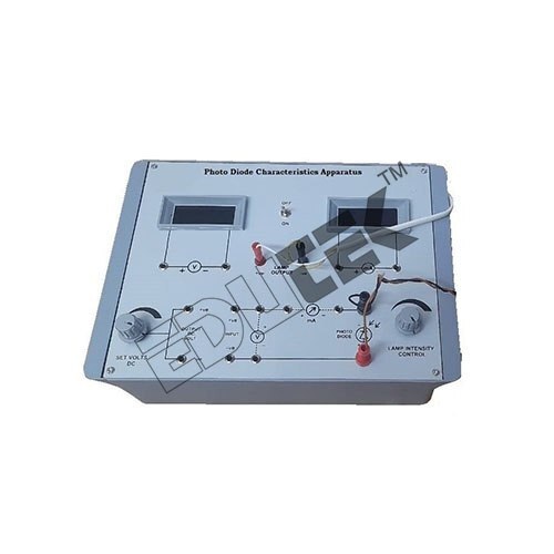 PHOTODIODE CHARACTERISTICS APPARATUS WITH ALUMINUM PANEL & DIGITAL PANEL METERS