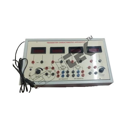 TRANSISTOR CHARACTERISTICS APPARATUS WITH ALUMINUM PANEL & DIGITAL PANEL METERS, REGULATED POWER SUPPLIES