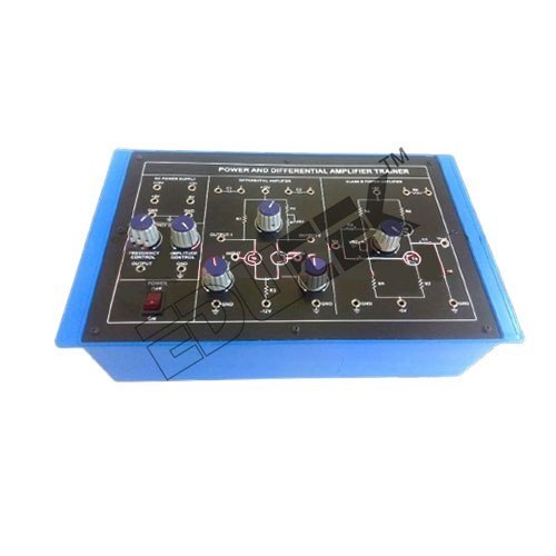 Differential Amplifier (Transistorized) - Dc Power Supply: ±12v, 5v, Variable Dc: 0-1v, Sine Wave Generator: 800hz-8khz, 230v 50hz | Engineering Electronics Instruments