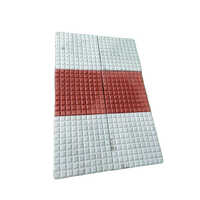 Cement Concrete Floor Tile - Color: Red