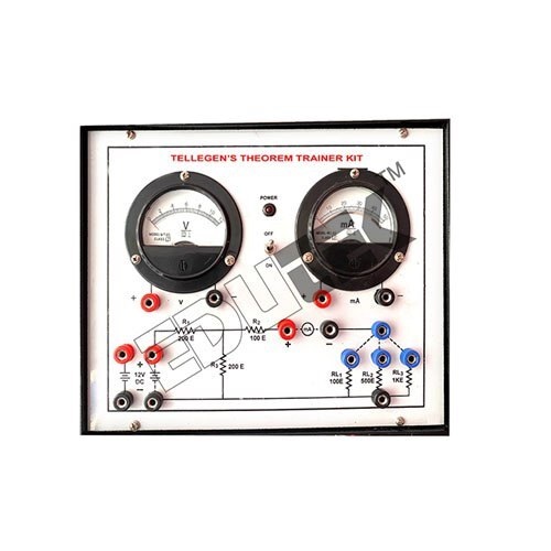 TELLEGANS THEOREM WITH BAKELITE PANEL & ROUND METERS