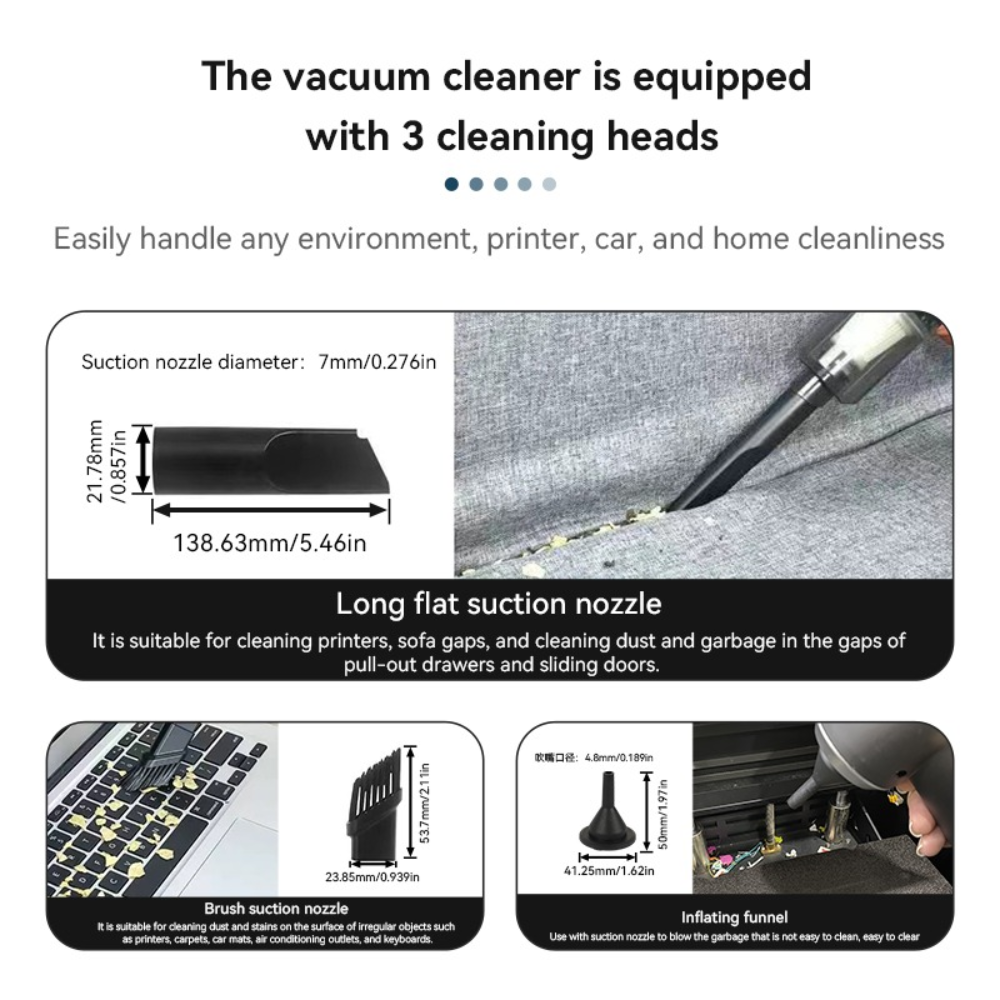 FiLAMONT 12 in 1 Portable Wireless Vacuum and 3D Printer Maintenance Toolkit