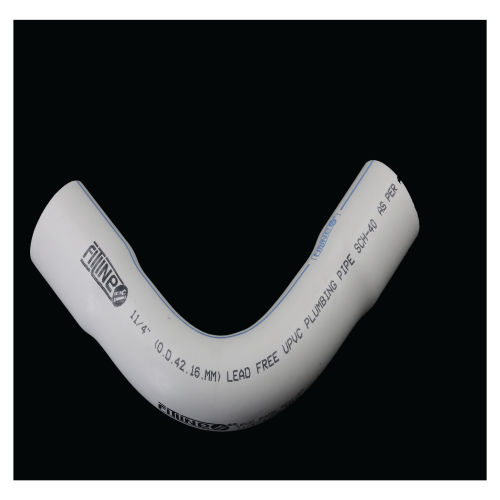 Upvc Long Bend - Color: White