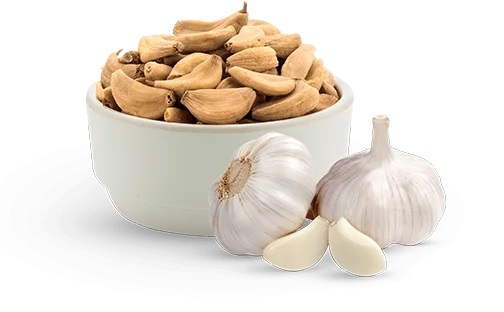 Garlic Flakes - Dehydration Method: Low Temperature For Several Hours.