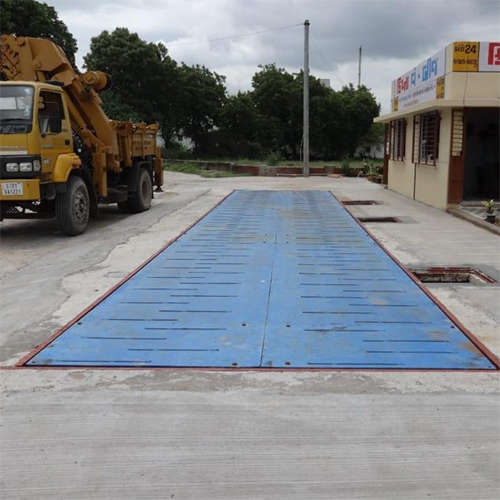 100 Ton Pit Type Fully Electric Weigh Bridge - Color: Blue Paint Coated