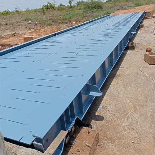 100 Ton Pitless Type Fully Electric Weigh Bridge - Color: Grey Paint Coated