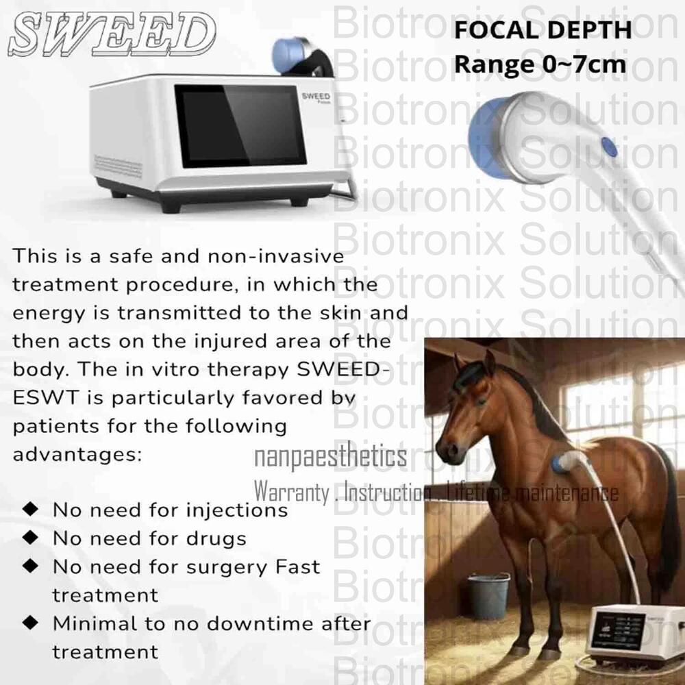 Focused Shockwave Therapy Equipment for Joint, Muscle, and Nerve Pain