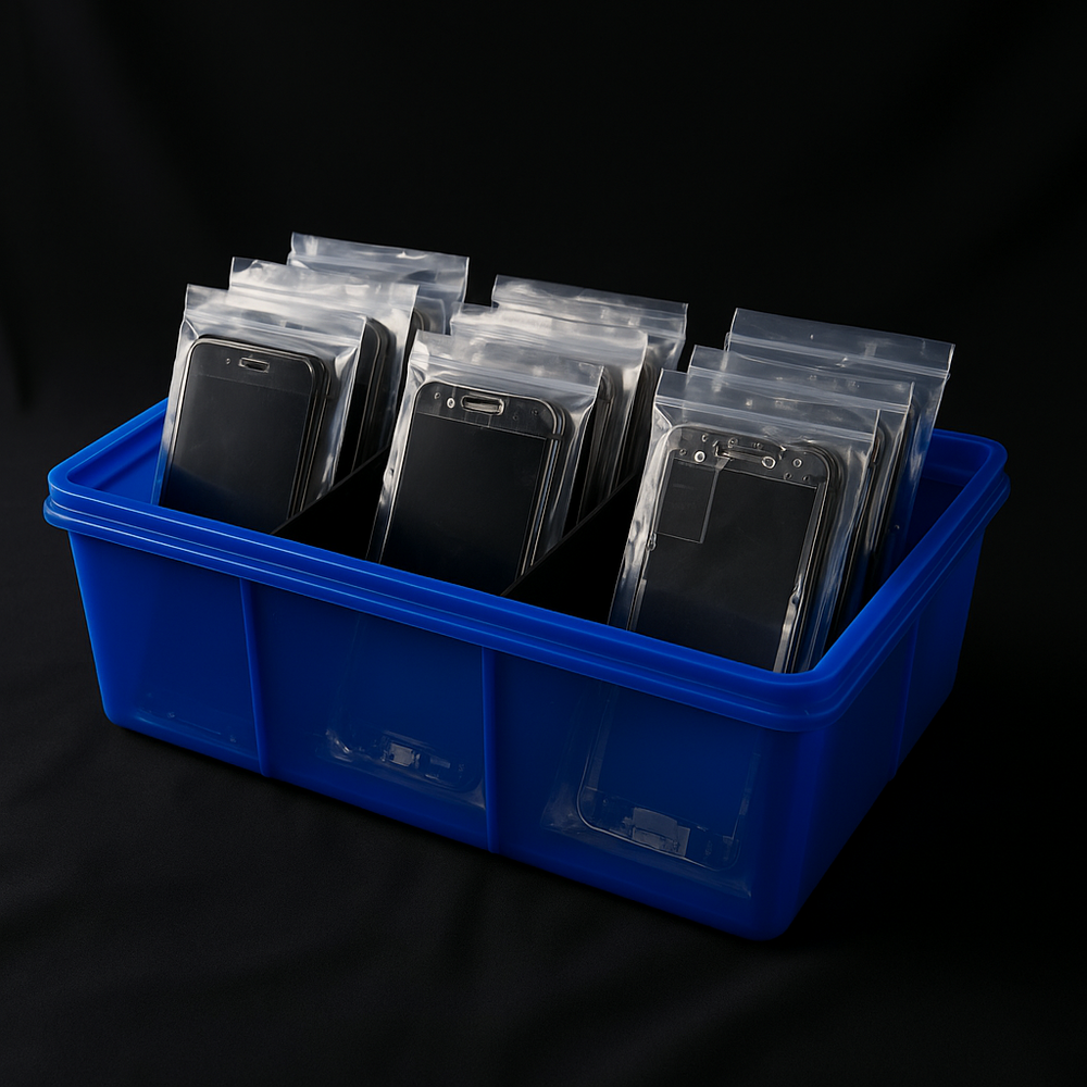 Mobile Parts Storage Plastic Box