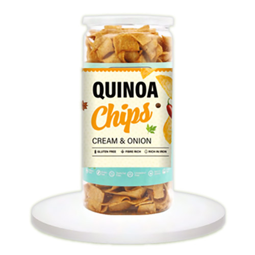 Quinoa Chips - Packaging: Plastic Bottle