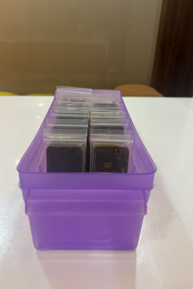 Electrical Parts Storage Plastic Box - Color: Transparent