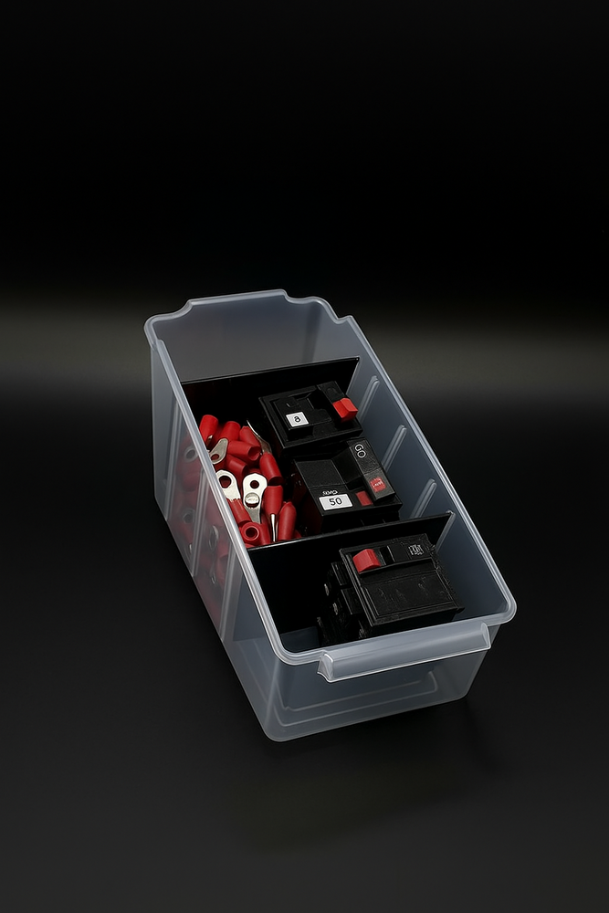 Electrical Parts Storage Plastic Box