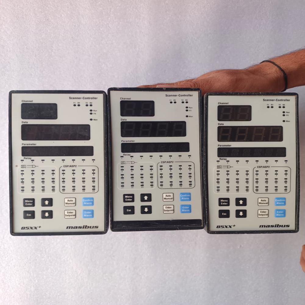 Used Scanner Controller 85xx+ Masibus Temperature Scanner Controller - Application: Industrieal