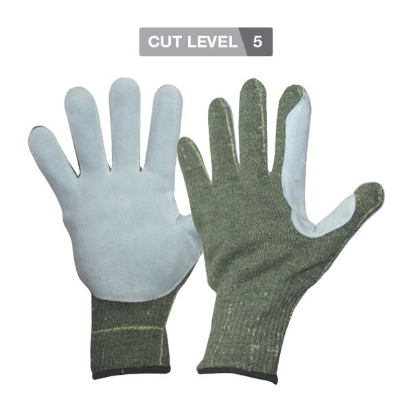 Master Cut Resistant Gloves - Color: White And Green