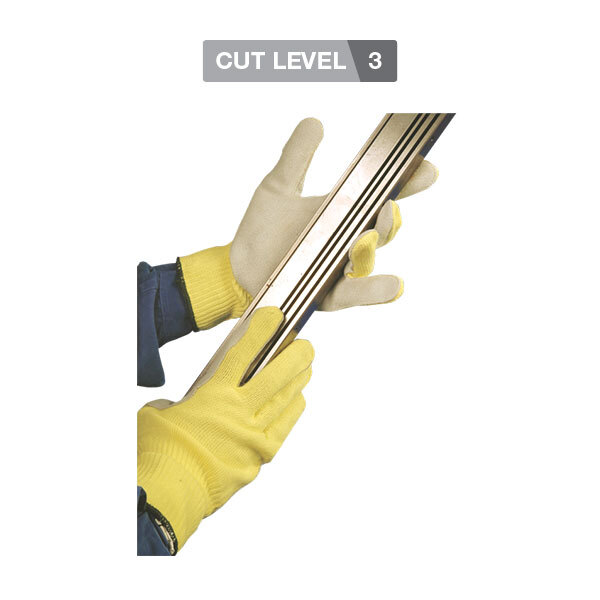 Aspf-10 Cut Resistant Gloves - Color: Yellow