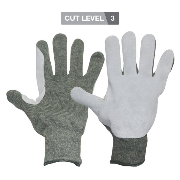 Power Tech Cut Resistant Gloves - Color: White And Green