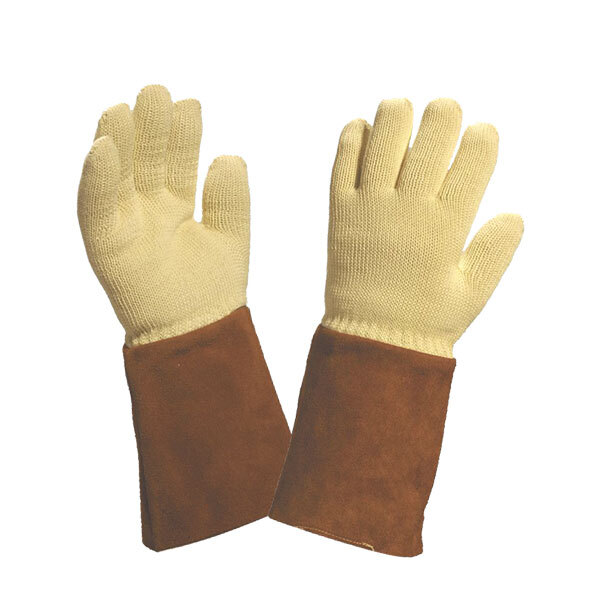 Lk2 Kevlar Leather Gloves - Color: Yellow