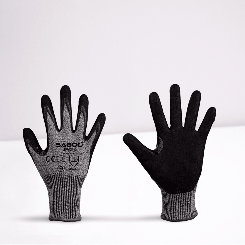 Jpc-24 Nitrile Sandy Palm Coated Gloves - Color: Multicolor