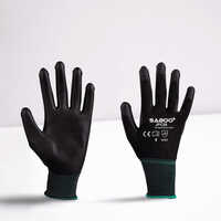 Jpc-26 Pu Coated Gloves - Color: Black