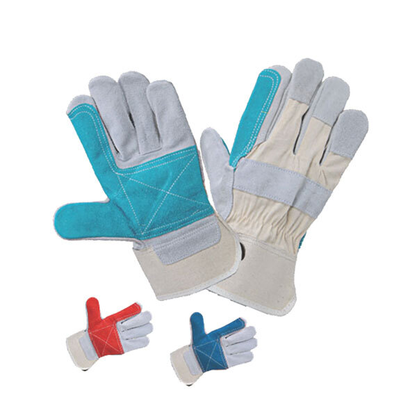 L226G Natural Cow Split Work Gloves - Color: Multicolor