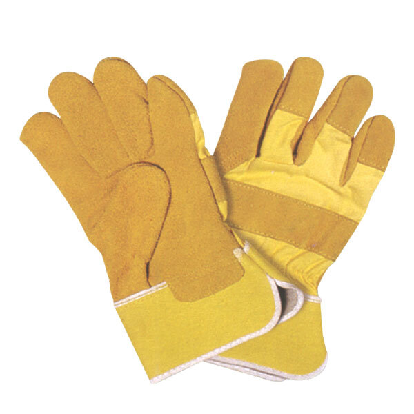 L255 Yellow Cow Split Work Gloves
