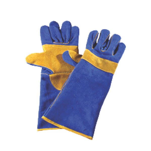 Lbw-R Blue Welder Gloves - Color: Multicolor
