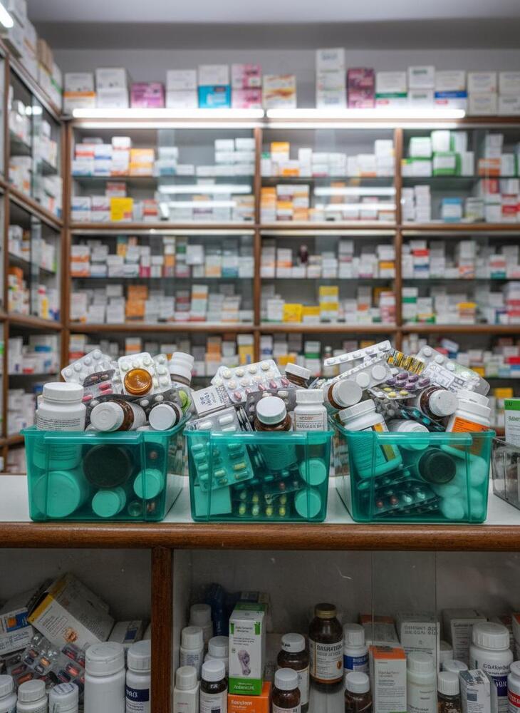 Pharmaceutical Storage Box - Color: Transparent