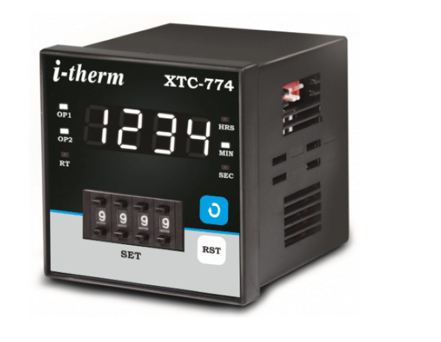 Presettable Counter Or Timer 4 Digit Xtc 774 - Color: Black