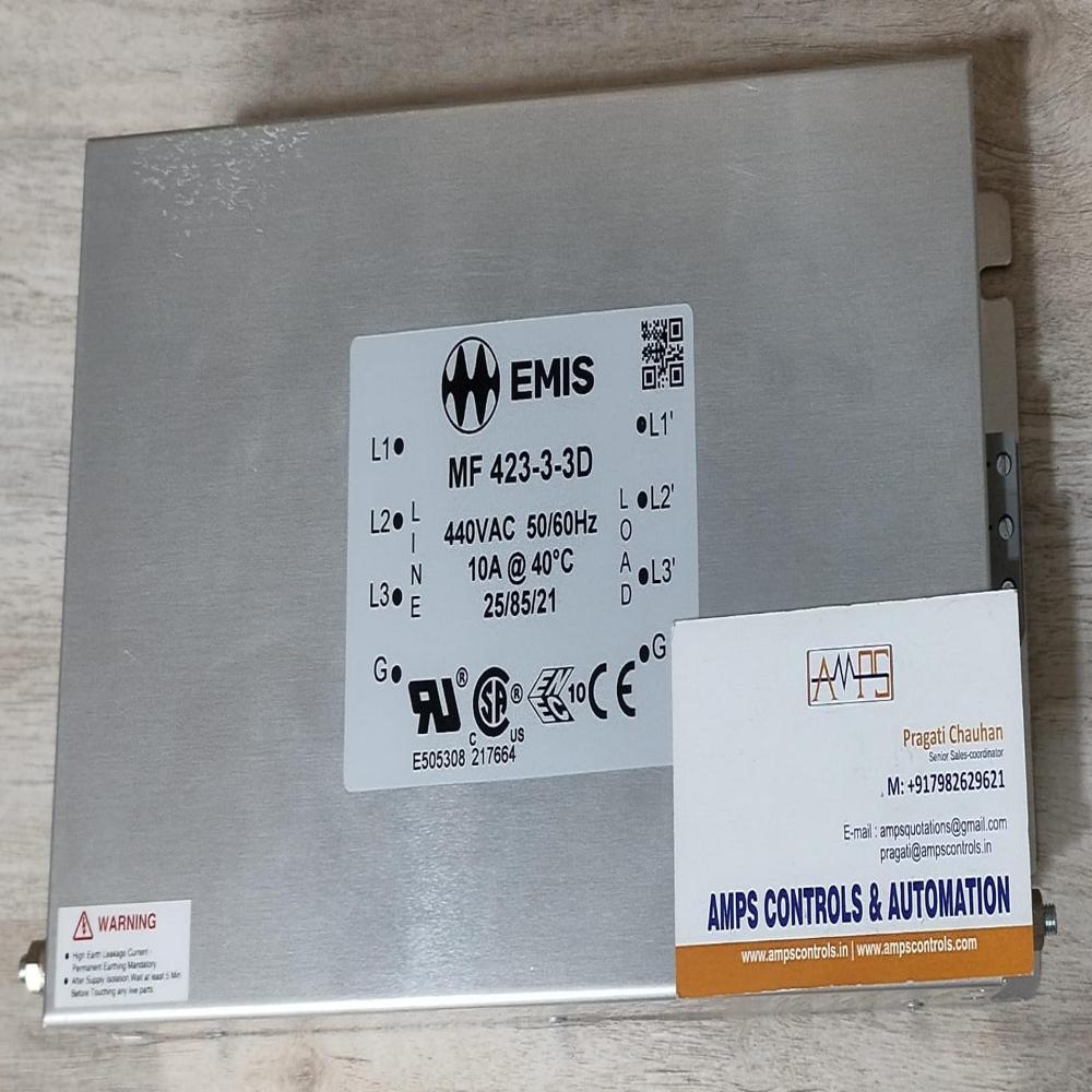 Emis Mf-423-3-3d 10a Emi Filters - Color: Grey