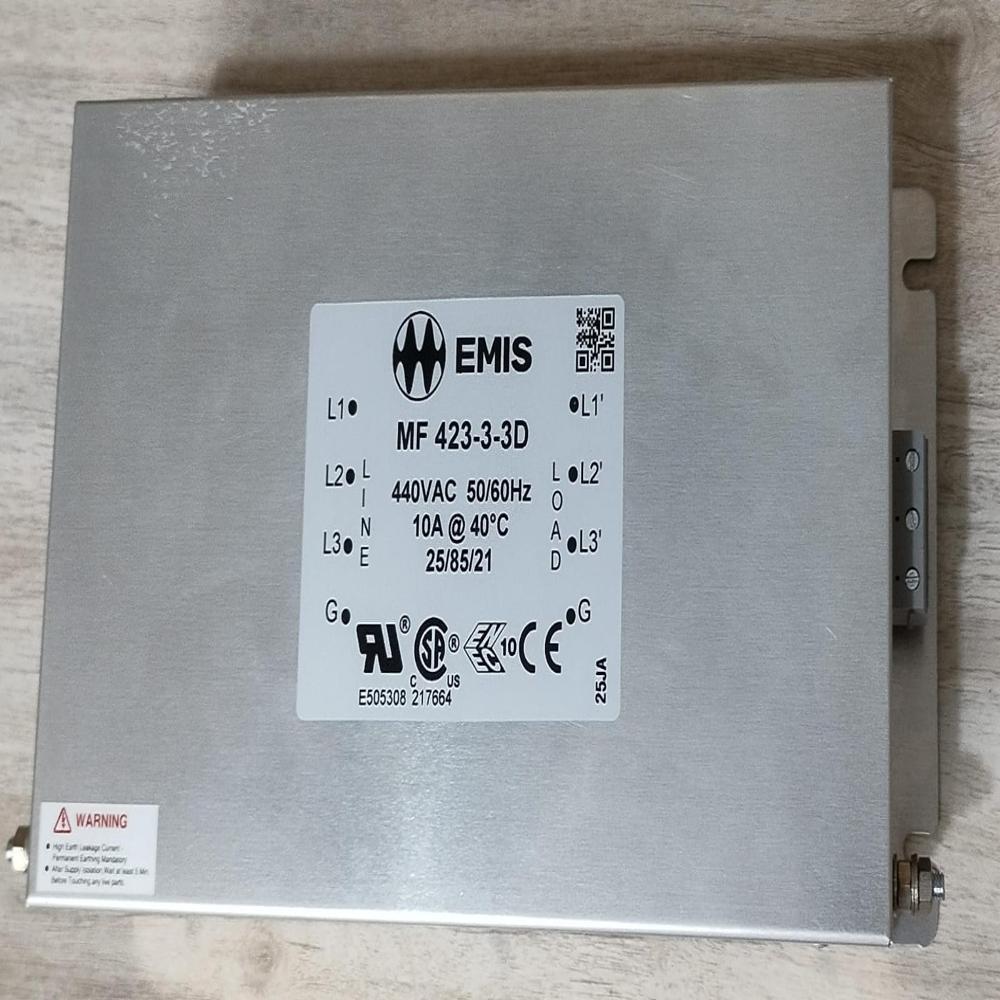 Emis Mf-423-3-3d 10a Emi Filters - Color: Grey