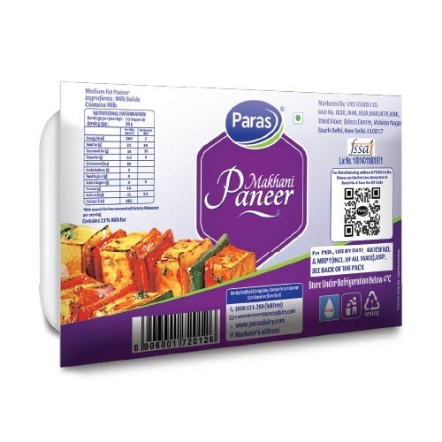 Makhani Paneer - Age Group: Old-Aged